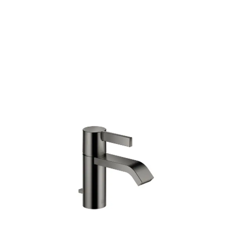 Dornbracht-IMO-Waschtisch-Einhandbatterie-mit Ablaufgarnitur-Ausladung 130mm-Dark Platinum gebürstet, 33500670-99 Galeriebild 1
